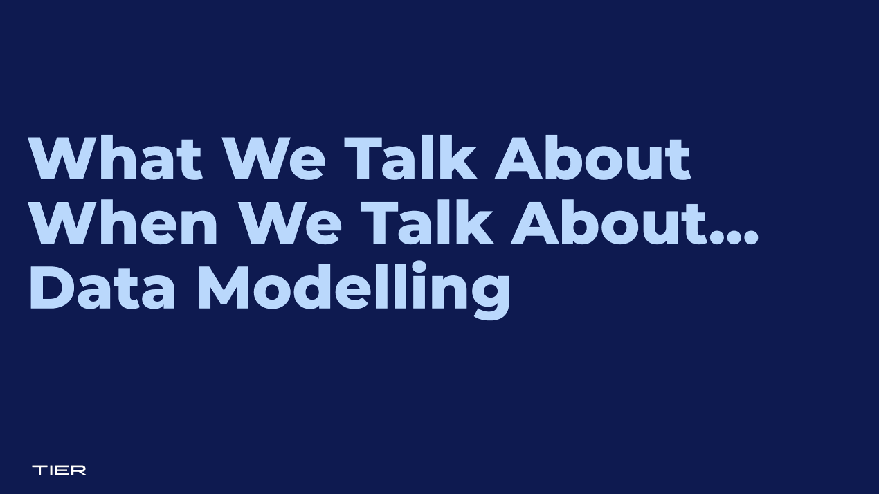 ELT (Extract, Load, Transform) stack at Tier