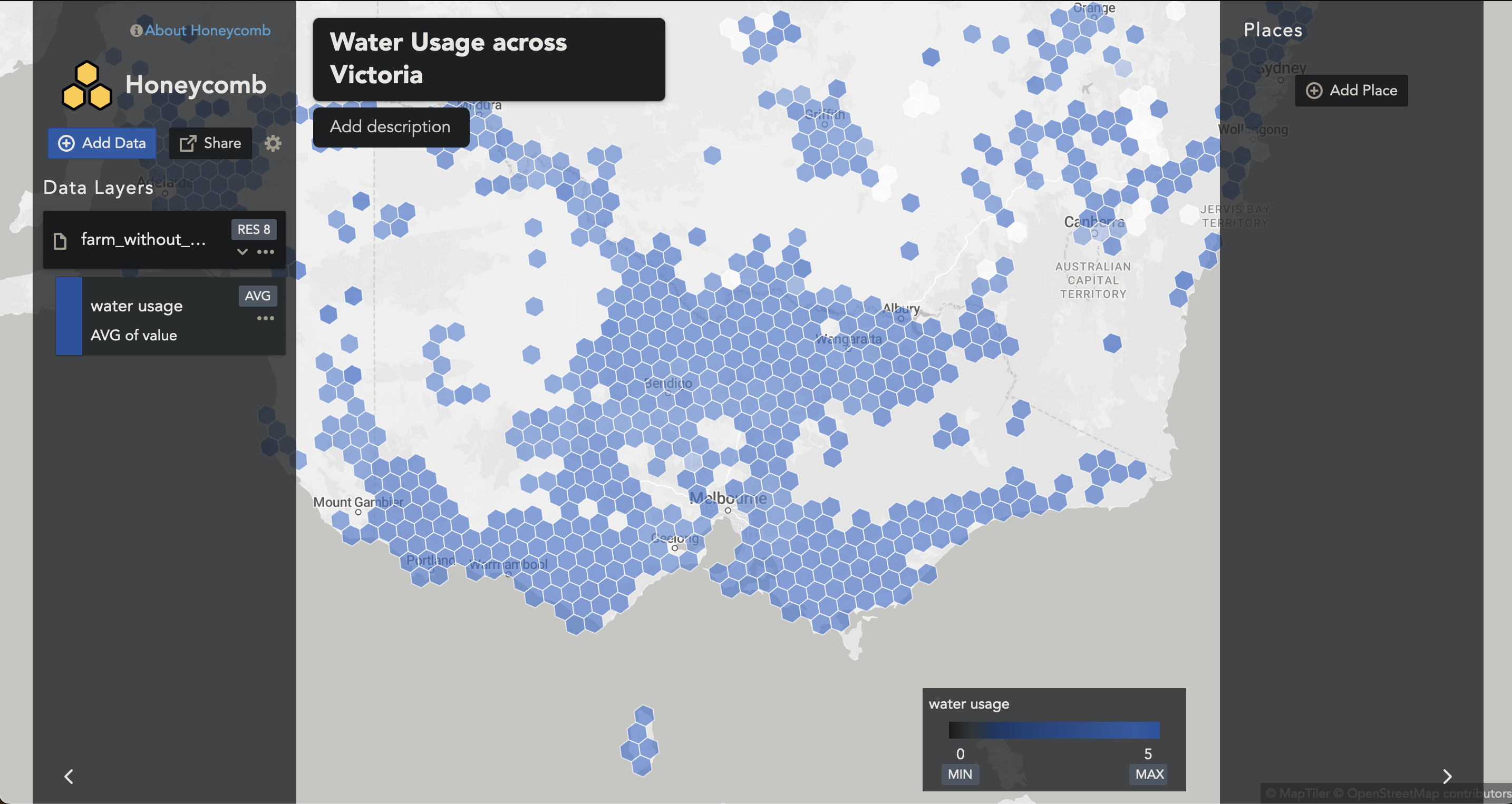 Farms with Average Aggregation