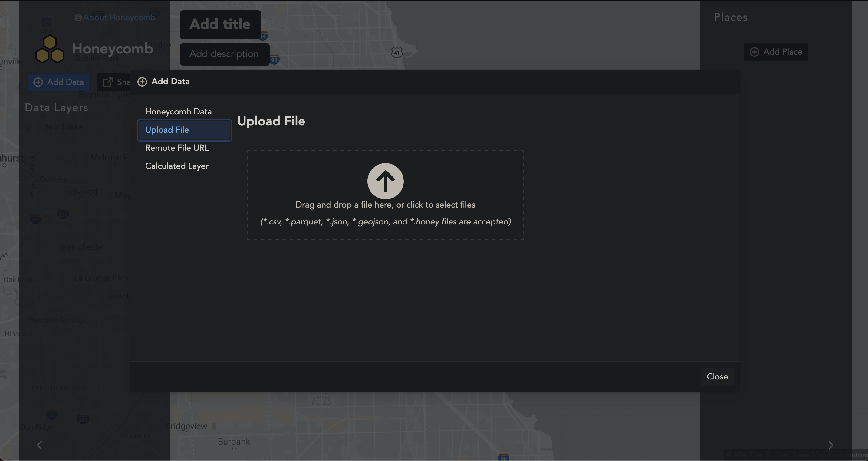 Upload data to Honeycomb